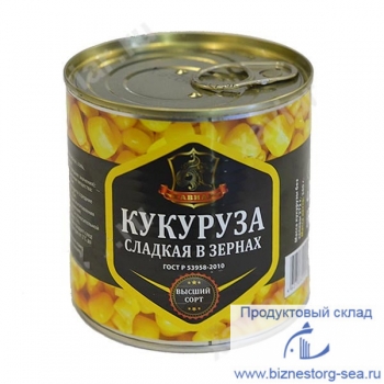 Кукуруза "ХАВИАР" высший сорт, 340гр. х 12шт.